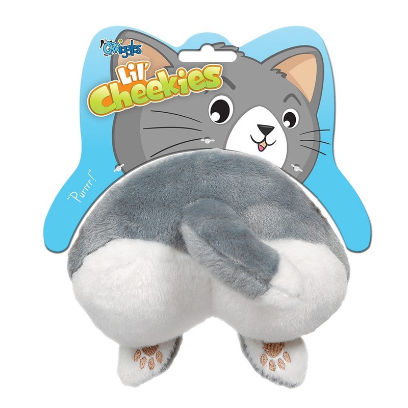 Pet Edge Grriggles Lil' Cheekies Cat Dog Toy
