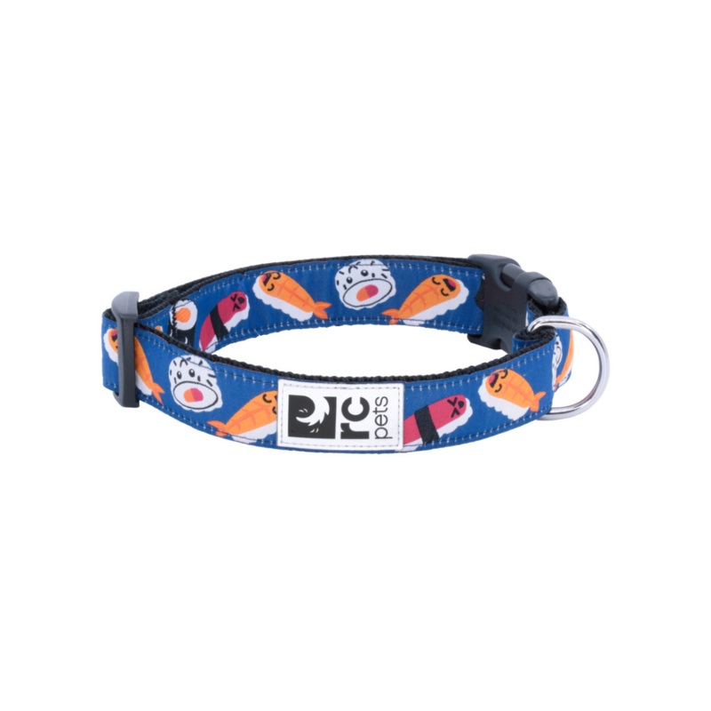 RC PETS Dog Clip Collar, Sushi, XS, 5/8"/ 7"- 9"