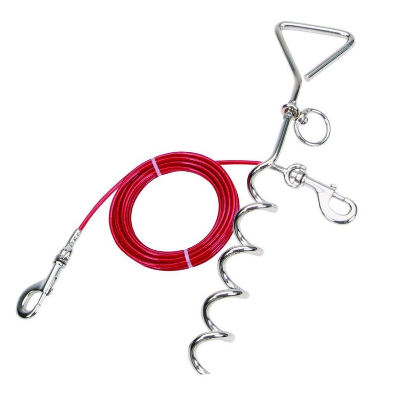 TITAN TIE OUT/SPIRAL STAKE 15'