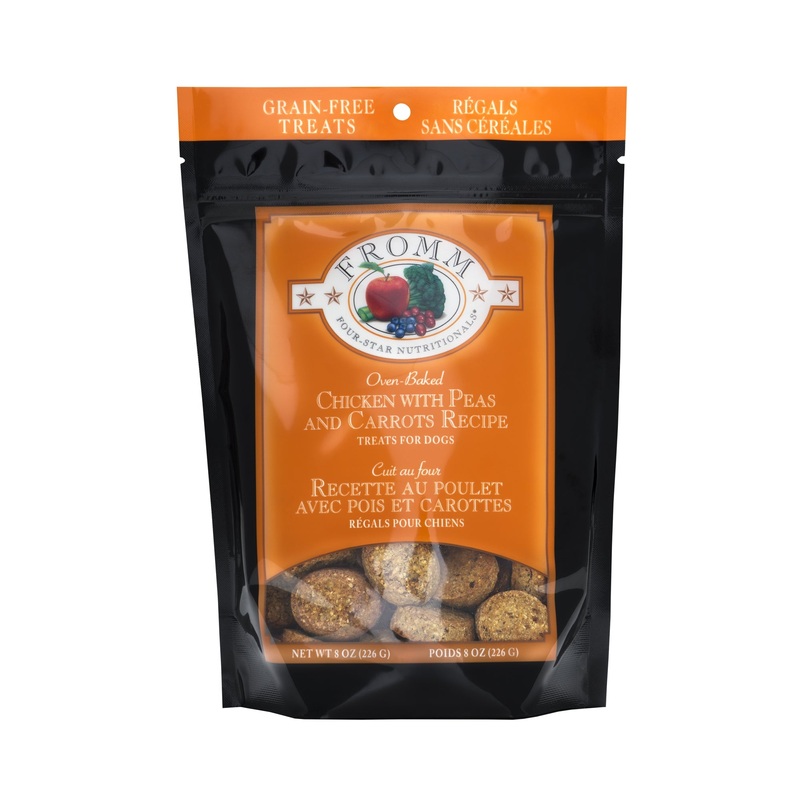 Fromm Chicken with Peas & Carrots Treats Dog Treat 8oz