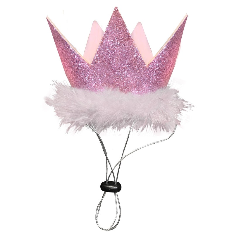 Huxley & Kent Party Crown Large Pink