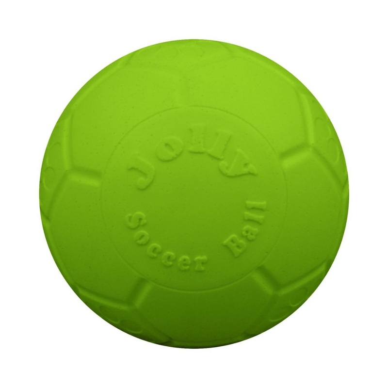 Jolly Pets Soccer Ball Dog Toy 6" Green Apple