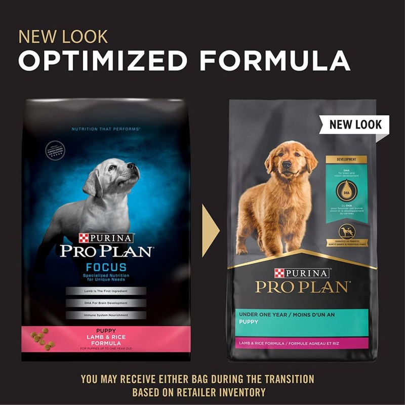 Pro Plan Dry Dog Food Puppy Lamb/Rice All Breeds 34lb