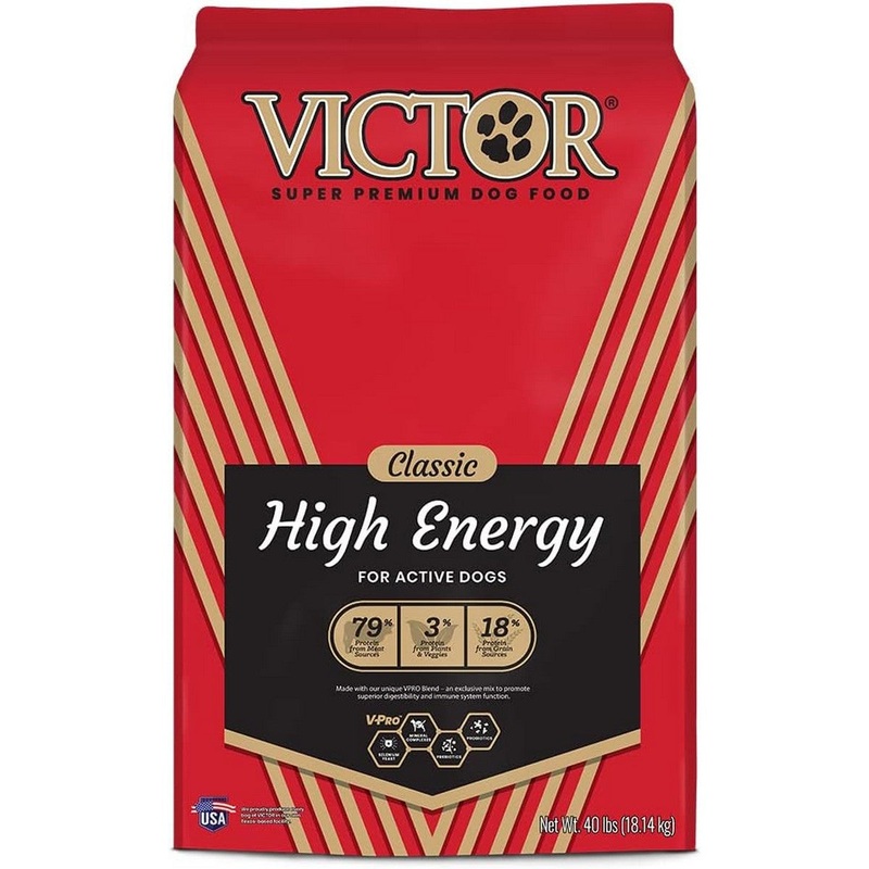Victor High Energy Dry Dog Food 40lb