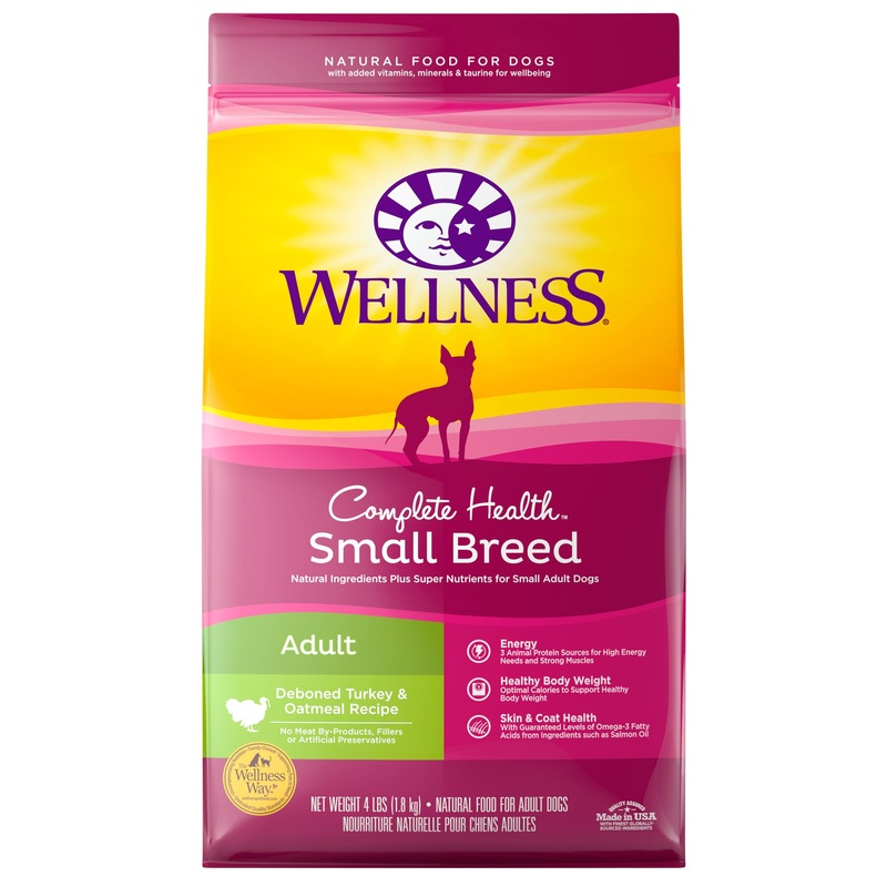 Wellness Small Breed Turkey & Oatmeal Dry Dog Food 12lb