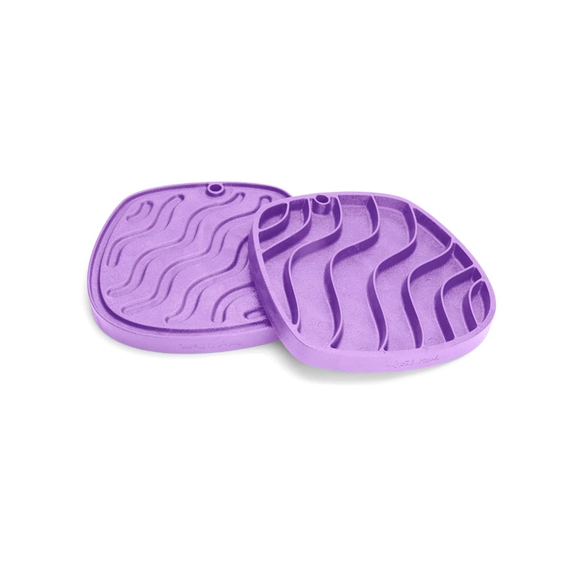 West Paw Feast Mat Waves Lavender for Dogs