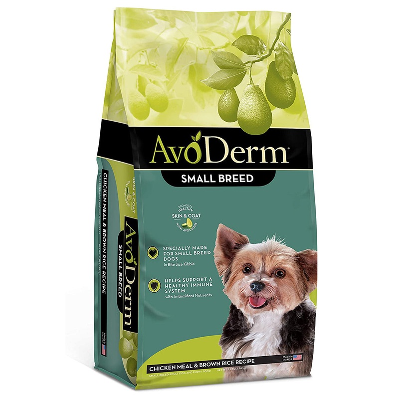 AvoDerm Small Breed Chicken & Brown Rice Formula Dry Dog Food 7lb