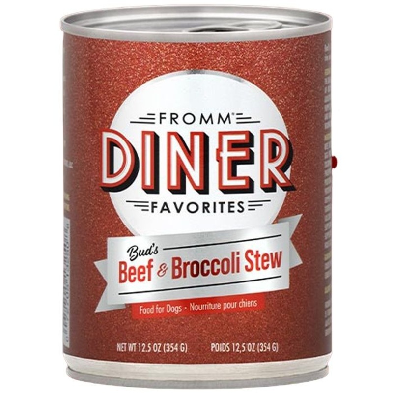 Fromm Bud's Beef & Broccoli Stew Canned Dog Food 12.5oz