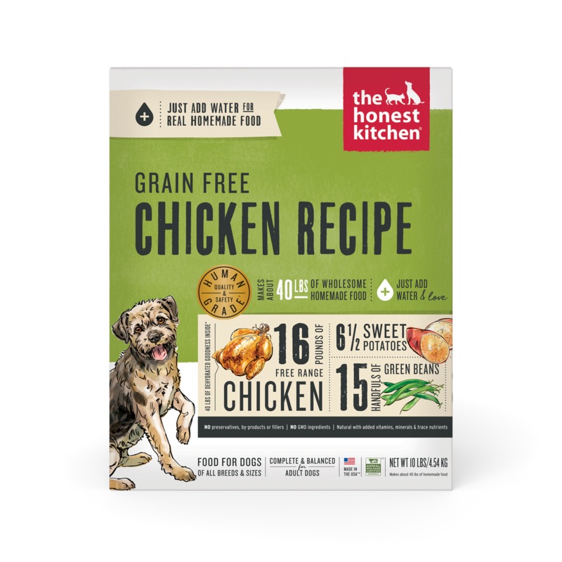 Honest Kitchen Grain Free Chicken Recipe Dehydrated Dog Food 10lb