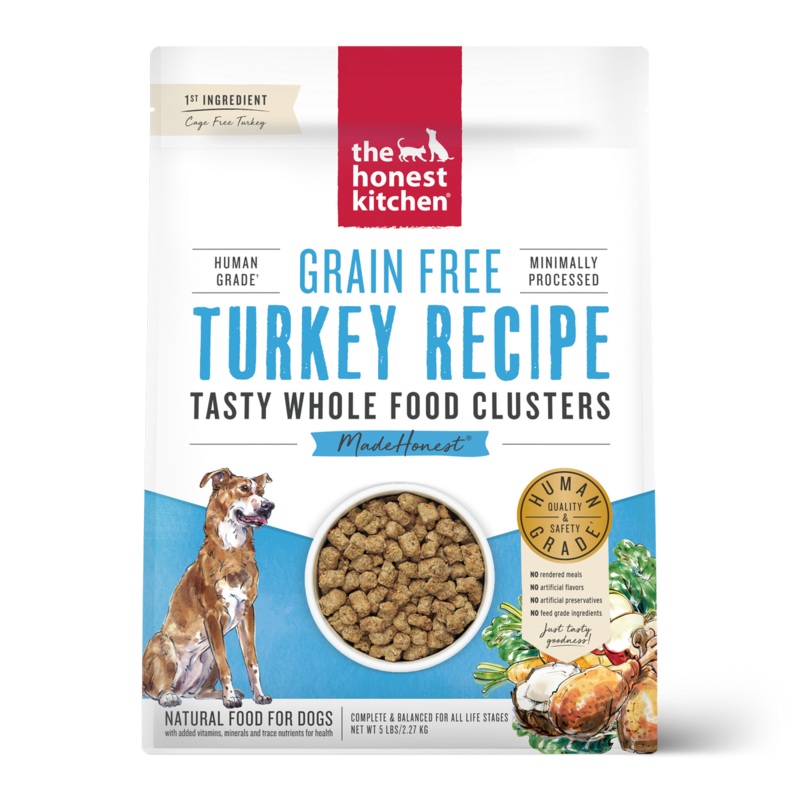 Honest Kitchen Grain-Free Turkey Whole Food Clusters Dry Dog Food 5lb
