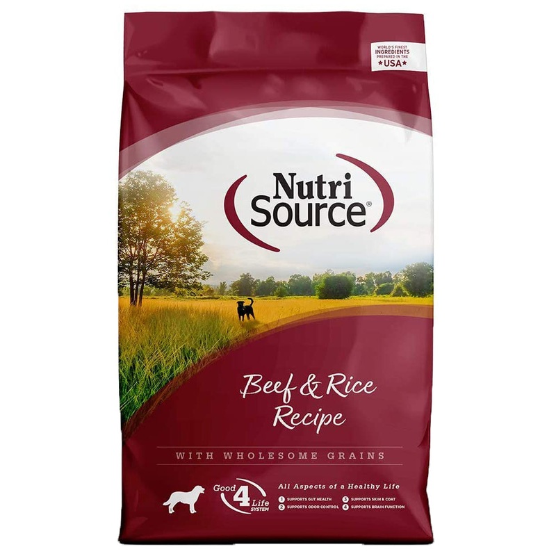 Nutrisource Beef & Rice Formula Dry Dog Food 5lb