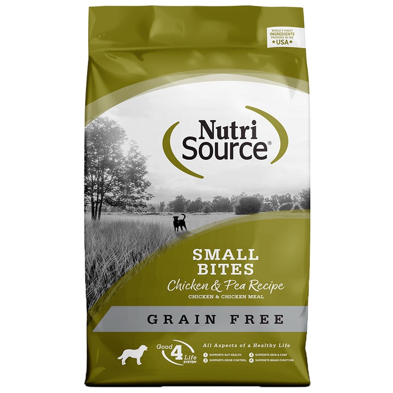 Nutrisource Chicken & Pea Small Bites Dry Dog Food 5lb