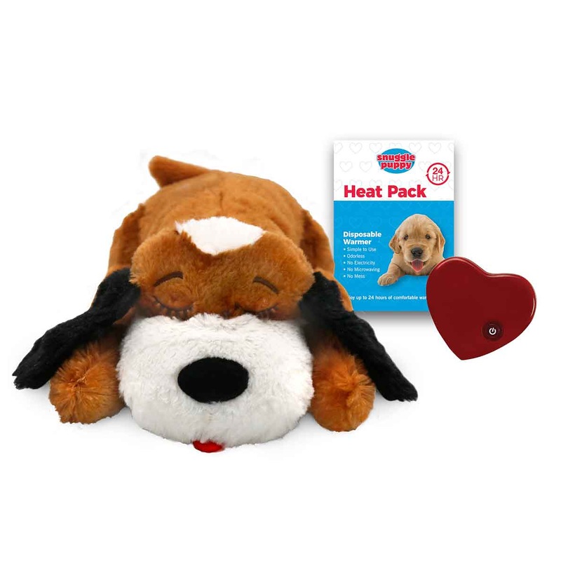 Original Snuggle Puppy, White Brown