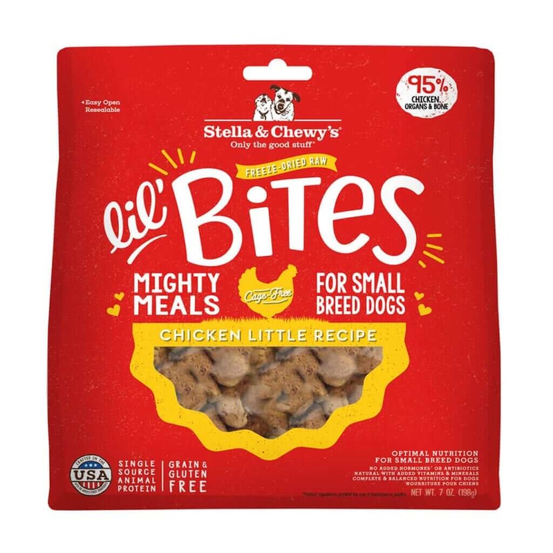 Stella and Chewys Chicken Little Lil  Bites Raw Dog Food 7oz