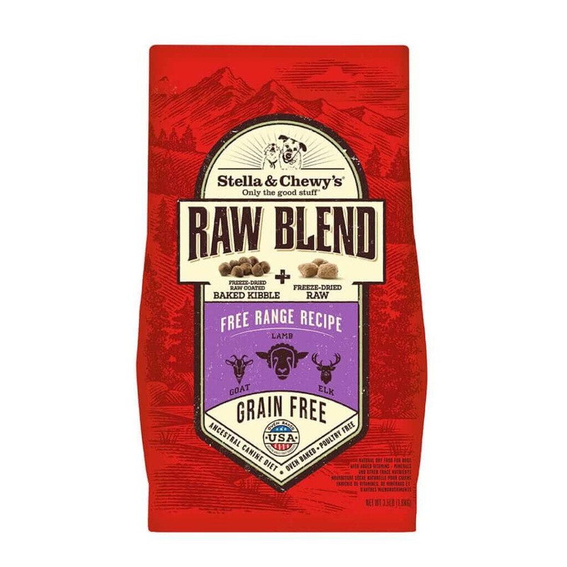 Stella and Chewys Free Range Raw Blend Kibble Dry Dog Food 22lb