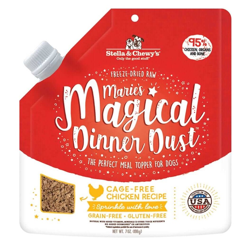 Stella and Chewys Marie's Magical Dinner Dust Cage-Free Chicken Raw Dog Food 7oz