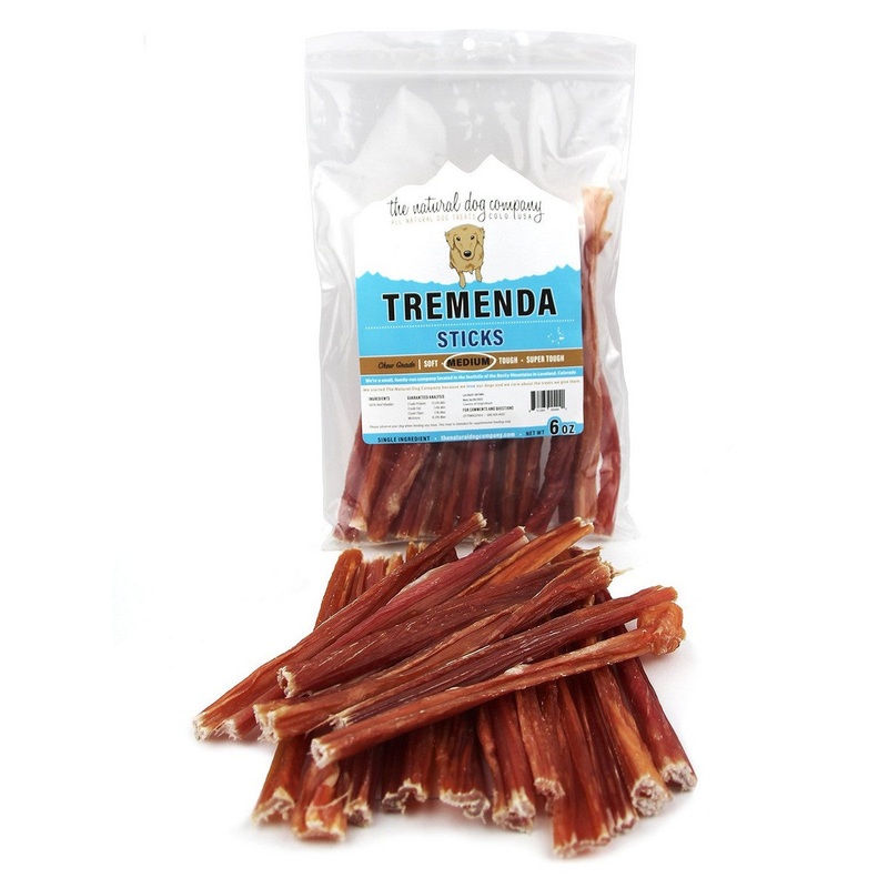 The Natural Dog Ccompany Beef Tripe Tremenda 5" Dog Treats 6oz