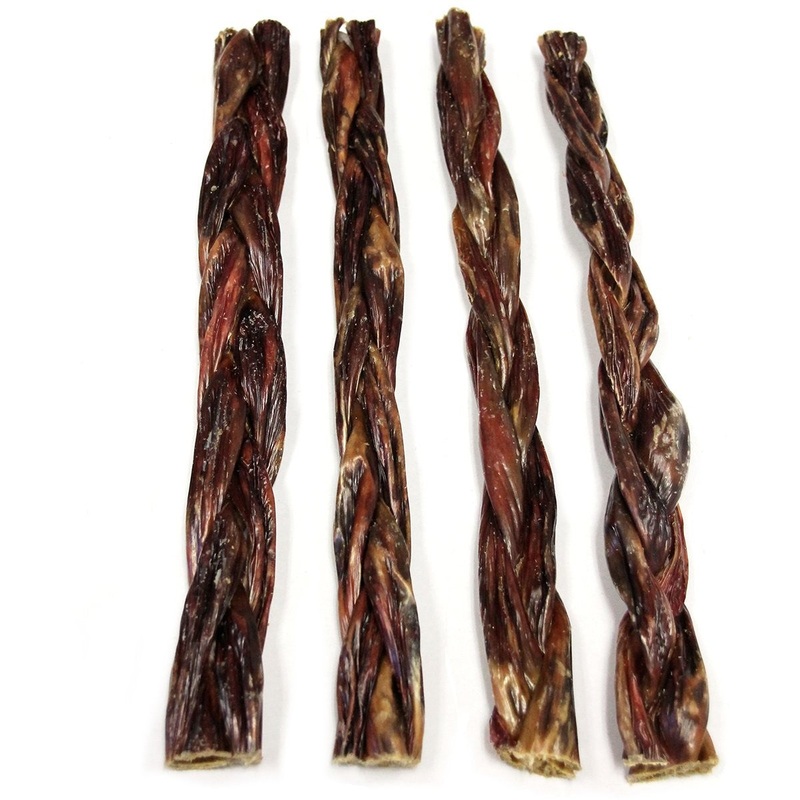 The Natural Dog Company Bully Braided Gullet 12" Dog Treats Each