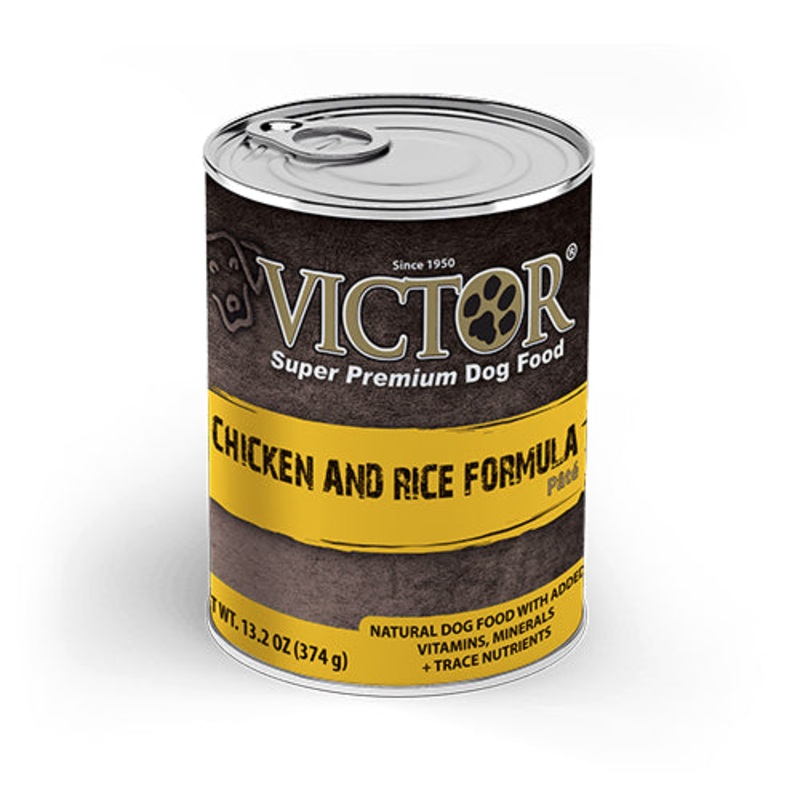 Victor Chicken and Rice Formula Pate Wet Dog Food 13.2oz