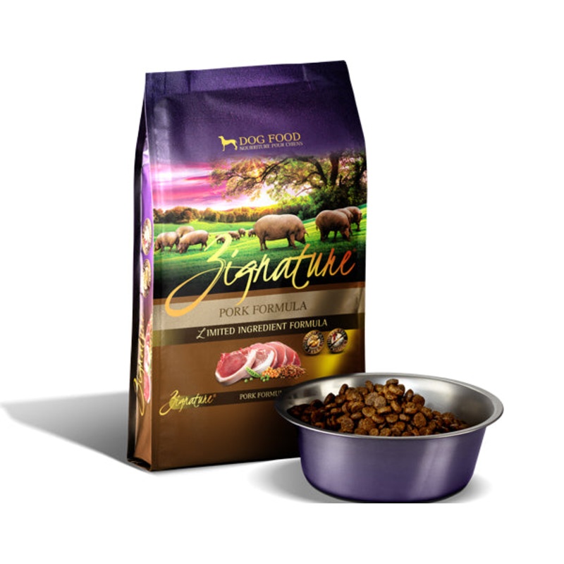 Zignature Pork Formula Dry Dog Food 4lb