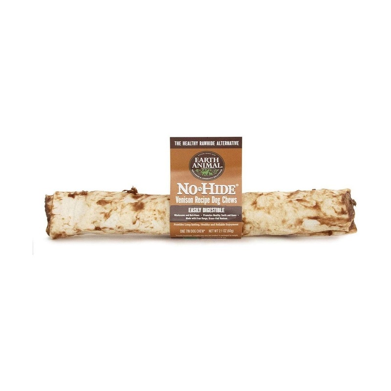 Earth Animal No Hide Venison Recipe Dog Chews, 7"