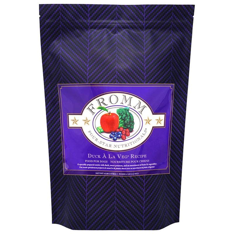 Fromm Four Star Duck A La Veg Dry Dog Food 12lb