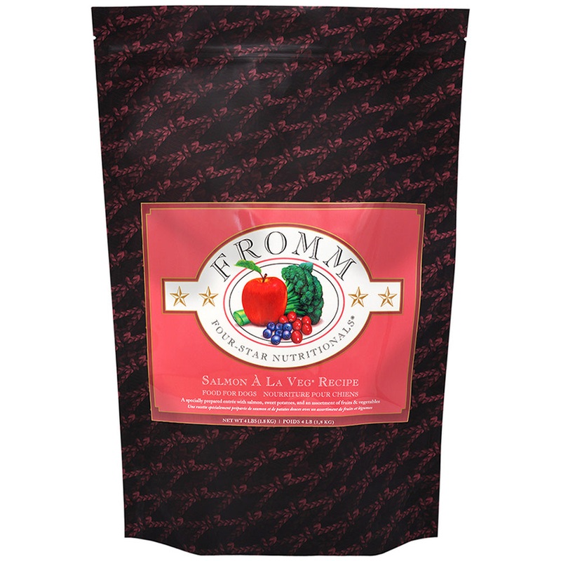 Fromm Four Star Salmon A La Veg Dry Dog Food 4lb