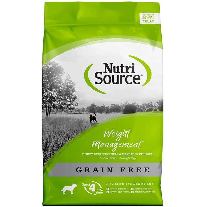 Nutrisource Weight Management Turkey Formula Grain-Free Dry Dog Food 5lb