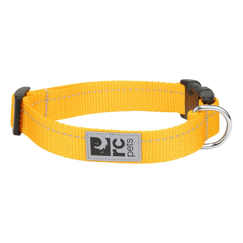 RC Pets Primary Clip Collar Marigold Small 3/4" Width