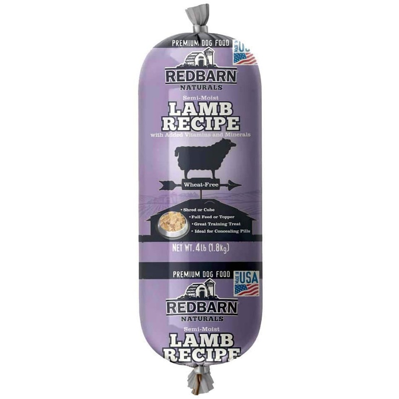 Redbarn Pet Products Natural Lamb Recipe Rolled Food 4lb