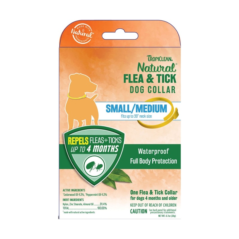 Tropiclean Natural Flea & Tick Collar For Small Dogs