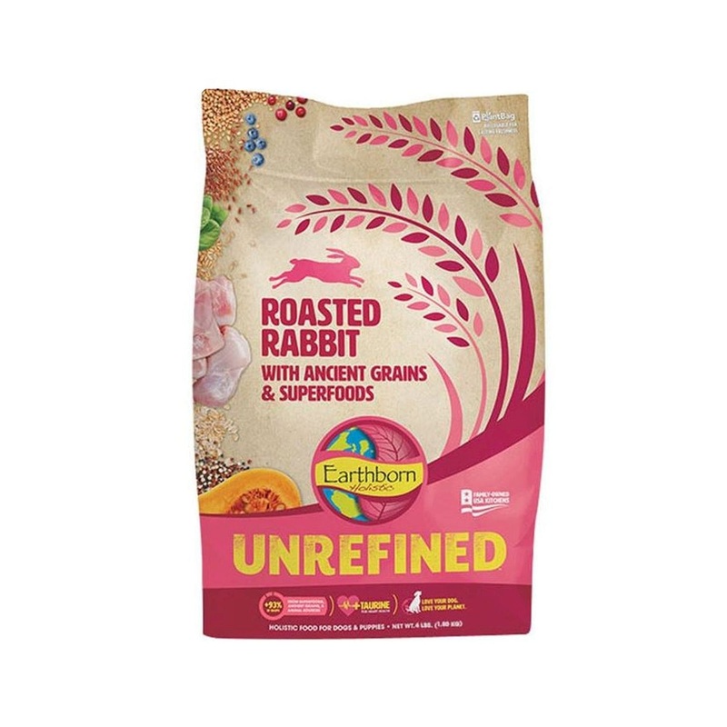 Earthborn Holistic Unrefined Roasted Rabbit with Ancient Grains & Superfoods Dry Dog Food 25lb