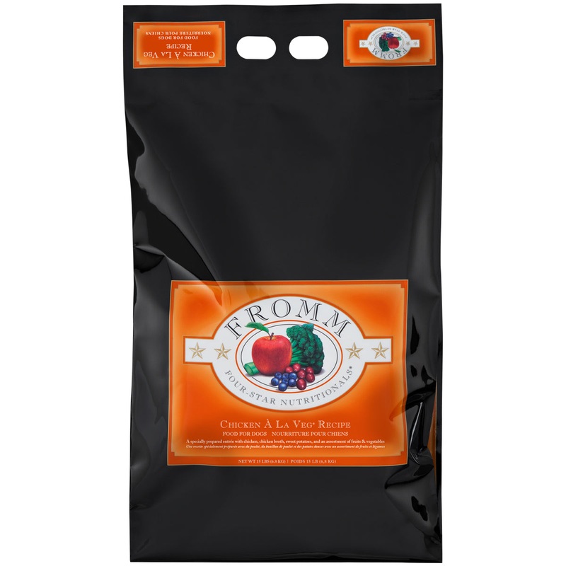 Fromm Four Star Chicken A La Veg Formula Dry Dog Food 12lb