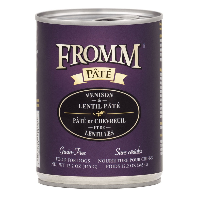 Fromm Venison & Lentil Pate Dog Food 12.2oz