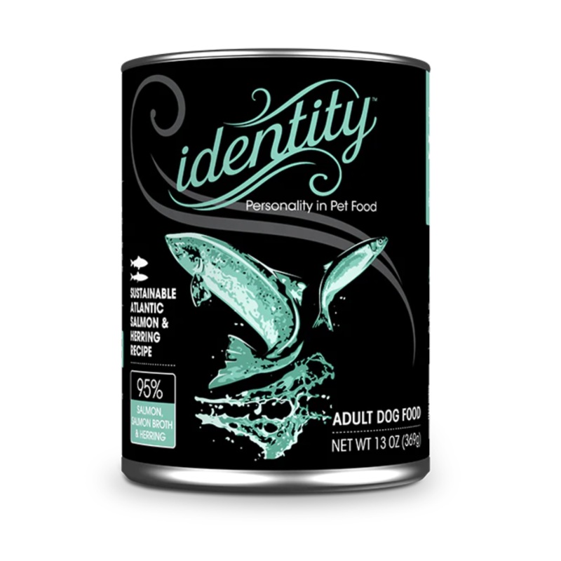 Identity 95% Sustainable Atlantic Salmon & Herring Pate Wet Dog Food 13oz