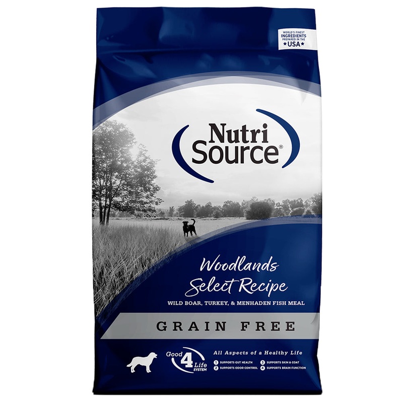 Nutrisource Woodlands Boar Turkey & Fish Dry Dog Food 15lb