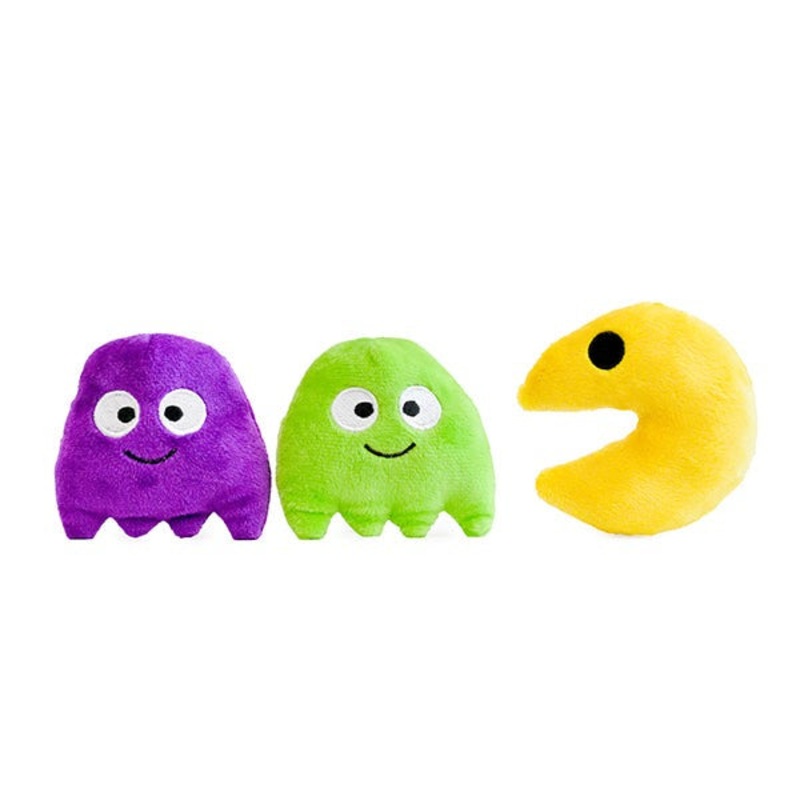 Patchwork Pet Pacman Trio 4" Dog Toys