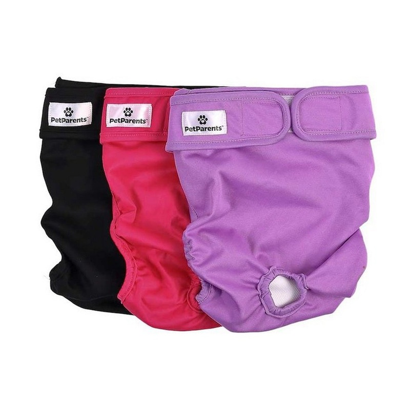 Pet Parents Reusable Princess Dog Diapers 3Pk XL