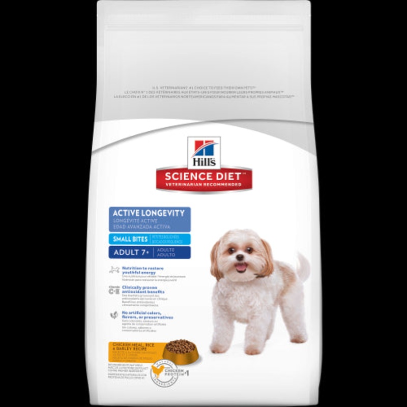 Science Diet Adult 7+ Active Longevity Small Bites Dog Food 15lb