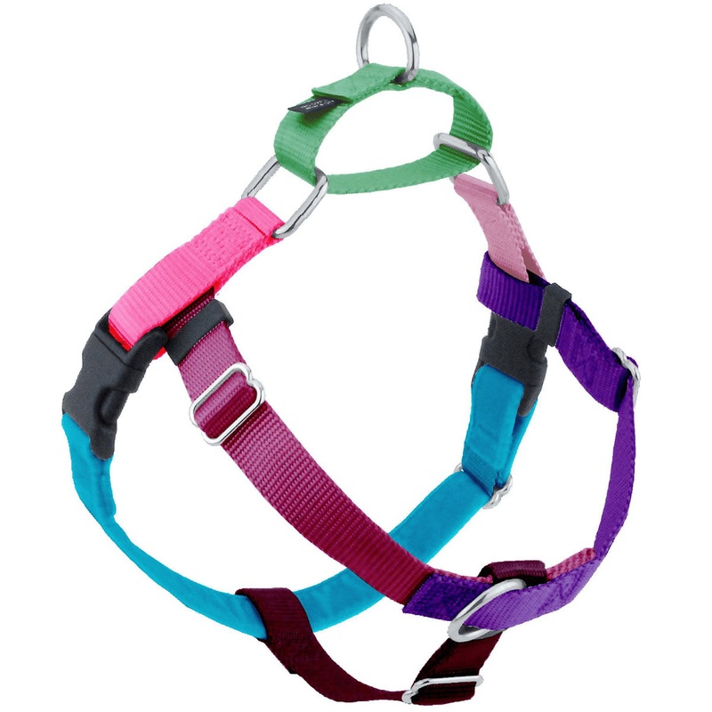 2 Hounds Design Jellybean Sugar Freedom No-Pull 5/8" Small Dog Harness