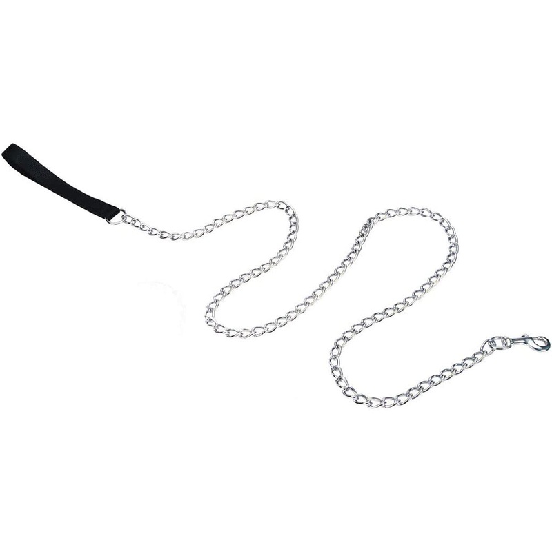 Coastal Drop Titan Chain Dog Leash with Nylon Handle 6'