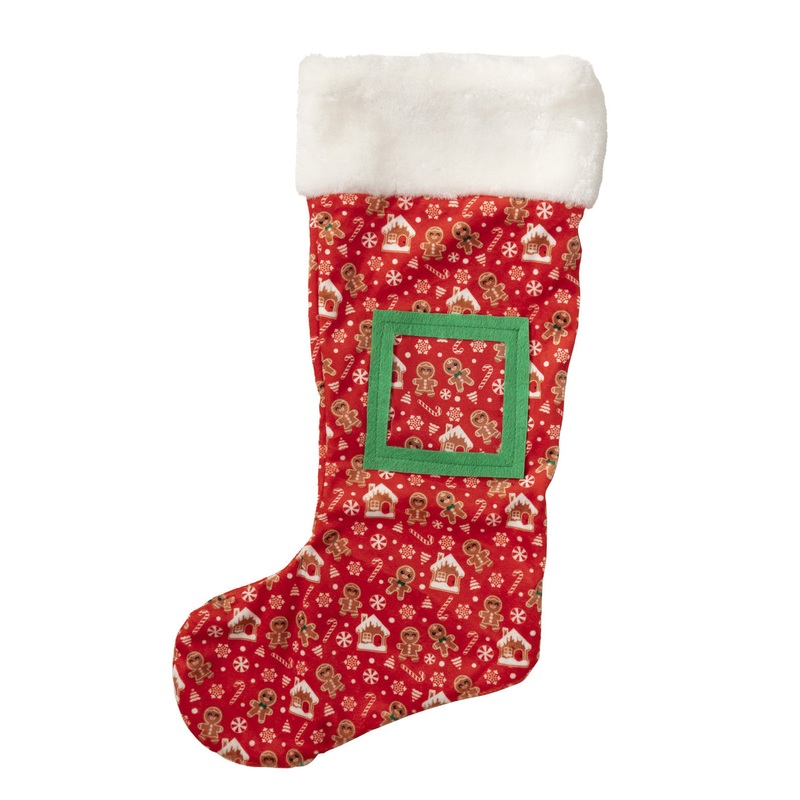 Fuzzyard Christmas Stocking Gingerbread Snowstorm