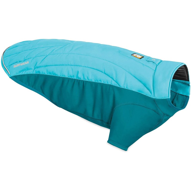 Ruffwear Powder Hound Insulated Blue Atoll Dog Jacket XSS
