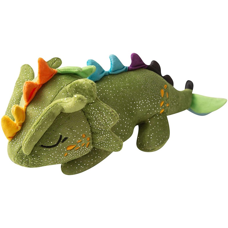 Snugarooz Drowsy the Dragon Green Dog Toy 14"