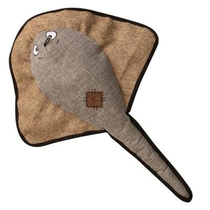 Snugarooz Pet Sally the Stingray with Ball 21" Dog Toy