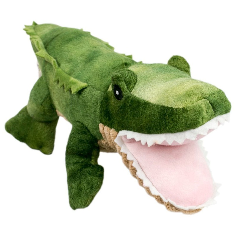 Tall Tails Crunch Gator 15" Dog Toy