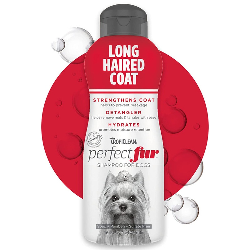 Tropiclean PerfectFur Long Hair Shampoo For Dogs 16oz