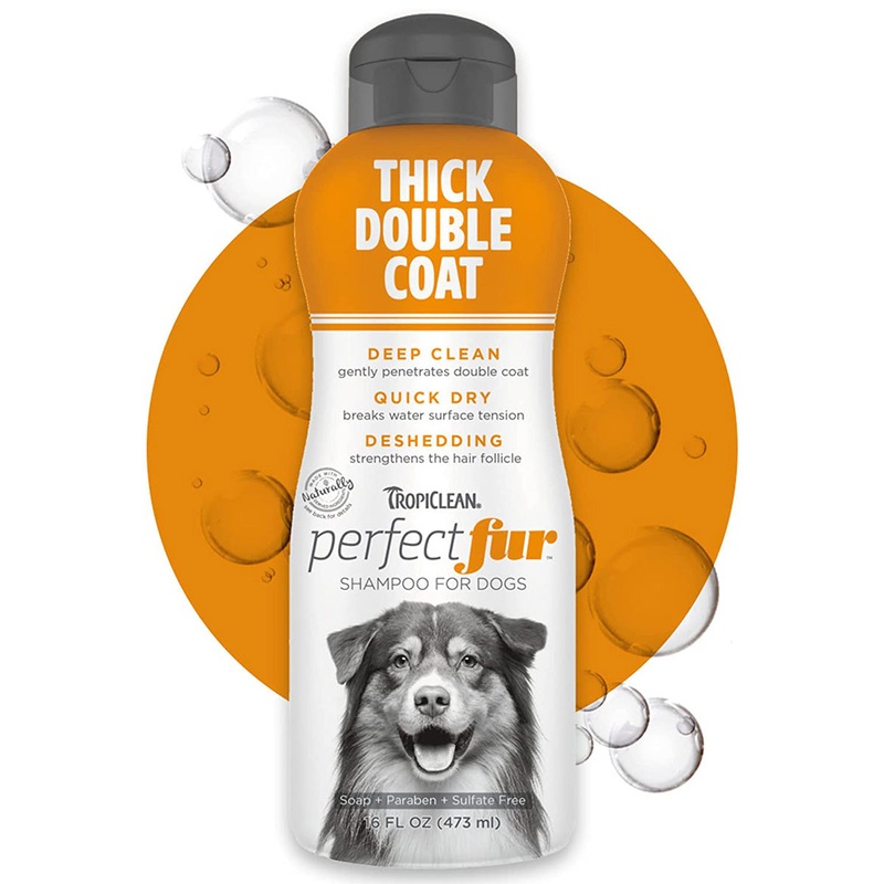 Tropiclean PerfectFur Thick Double Coat Shampoo For Dogs 16oz