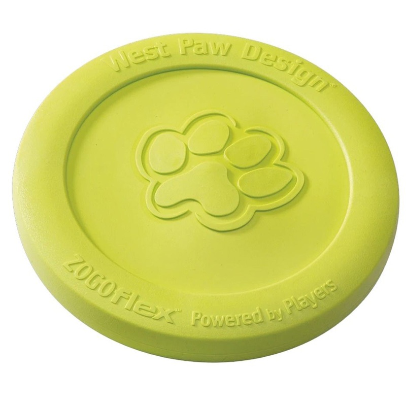 West Paw Zisc Dog Toy Green Small