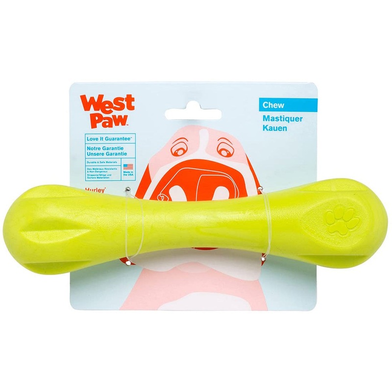 West Paw Zogoflex Hurley Small Green Dog Toy